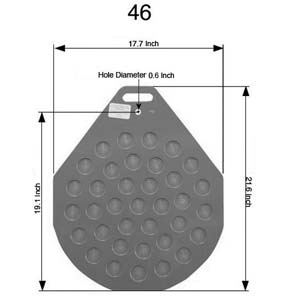 Divider-Rounder Molding Plate 36 Part # 46 - Erika 11/30, Item Number S066/2 image 1