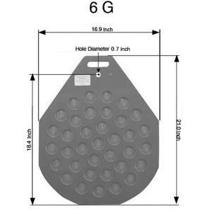 Divider-Rounder Molding Plate # 6G image 1