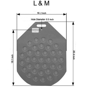 Divider-Rounder Molding Plate 36 Part For L&M Manufacturing Model DR-36 image 1