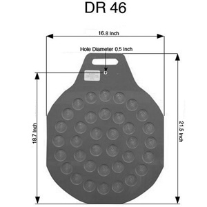 Divider-Rounder Molding Plate # DR 46 image 1