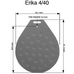 Divider Rounder Molding Plate 30 Part # 45 - Erika 4/40, Item Number S066/4 image 1