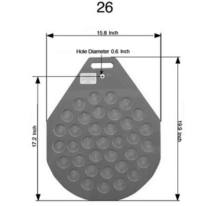 Divider-Rounder Molding Plate 36 Part # 26 - Erika 2/36, Item Number S066/3 image 1