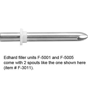 Edhard F-Series Filler Unit, Double Outlet image 1