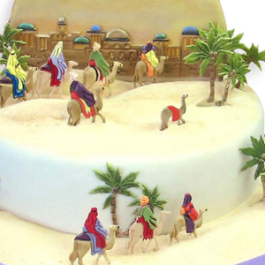 JEM Cutters Bethlehem Christmas Scene, Set of 3 Plastic Gumpaste Cutters image 4