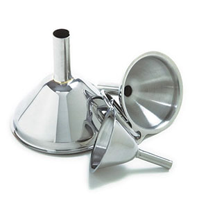 Norpro 252 Set of 3 Stainless Funnels image 1