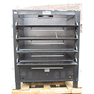 Peerless 8-Pan Natural-Gas Deck Oven 2348M, Used image 1