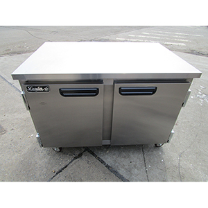 Leader Low Boy ESLB48-SC 48" Under-Counter Refrigerator, Excellent Condition image 2