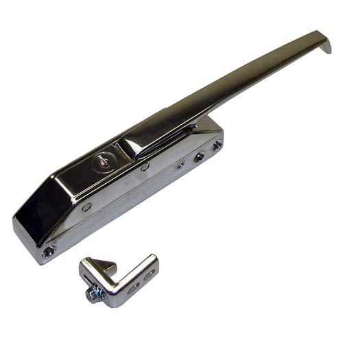 10 1/4" Door Latch with Lock and Strike - Straight Handle