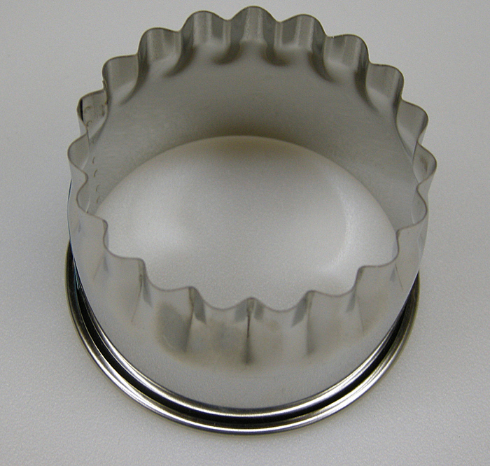 Ateco Fluted Cookie Cutter, 2-5/16" Diameter, 1-3/4" high