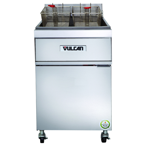 Vulcan Electric Freestanding Fryer - 85 lb. Oil Cap. w/ Solid State Knob Control