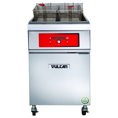 Vulcan 1ER85D Electric Freestanding Fryer - 85 lb. Oil Cap. w/ Solid State Digital Control