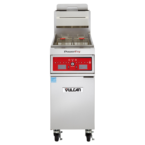 Vulcan 1VK45C-2 PowerFry LP Gas Fryer - 45 lb. Oil Cap. w/ Programmable Computer Control