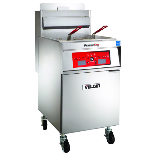 Vulcan 1VK65C-1 PowerFry Natural Gas Fryer - 65 lb. Oil Cap. w/ Programmable Computer Control