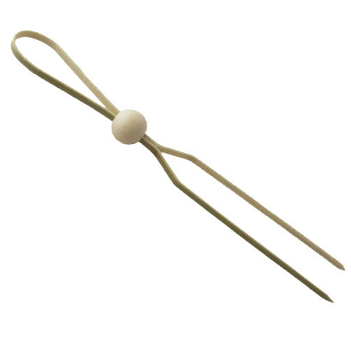 PacknWood Luka Bamboo Double Pick, 5.3" - Pack of 100