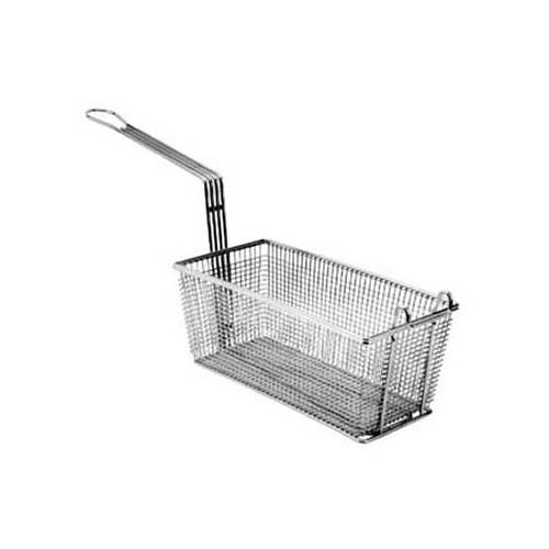 FMP Standard Fry Basket 8-1/4" x 4-1/8" x 4-1/2": Twin, Front Hook