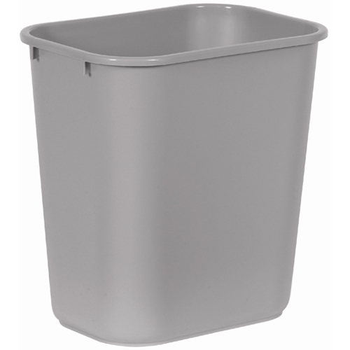 Rubbermaid FG295600GRAY Wastebasket, Medium, Gray