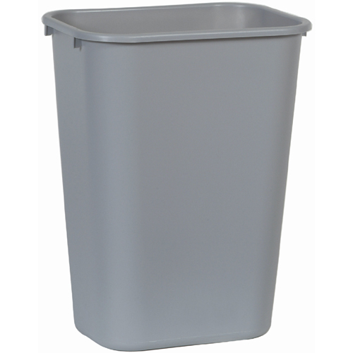 Rubbermaid FG295700GRAY Wastebasket, Large, Gray