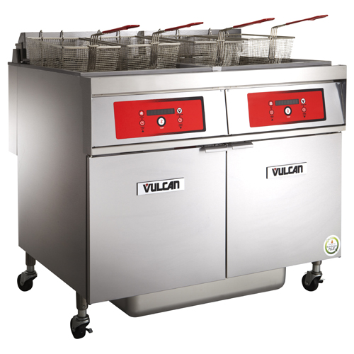 Vulcan 2ER85DF Electric Freestanding Fryer - 170 lb. Oil Cap. w/ Solid State Digital Control