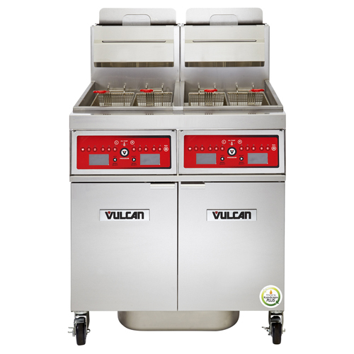 Vulcan Freestanding LP Gas Fryer - 90 lb. Oil Cap. w/ Programmable Computer Control