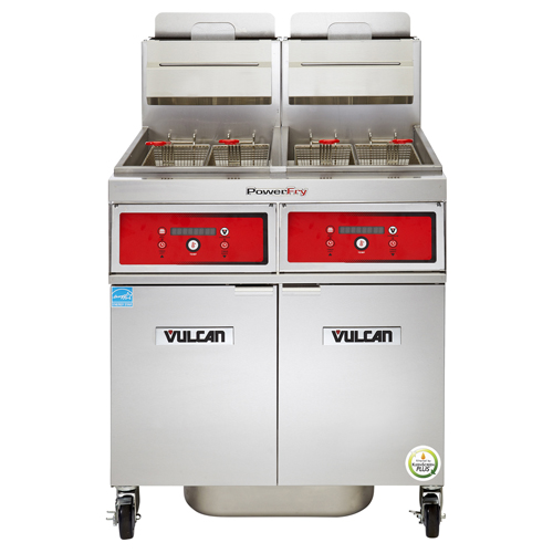 Vulcan PowerFry Natural Gas Fryer - 130 lb. Oil Cap. w/ Solid State Digital ControlNatural