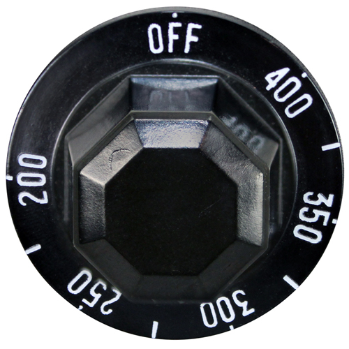2" Fryer Thermostat Dial (Off, 200-400)