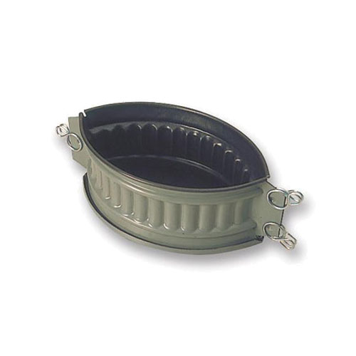 Matfer NONSTICK OVAL PATE MOLD, Length 8 1/4", width 5 1/2", height 3 1/2"