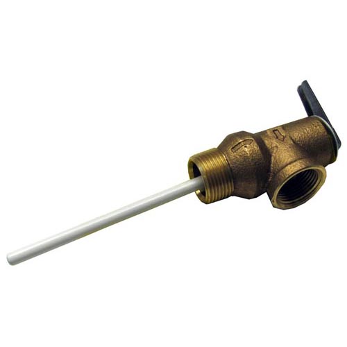 3/4" NPT Pressure and Temperature Relief Valve - 150 PSI, 210 Degrees Fahrenheit