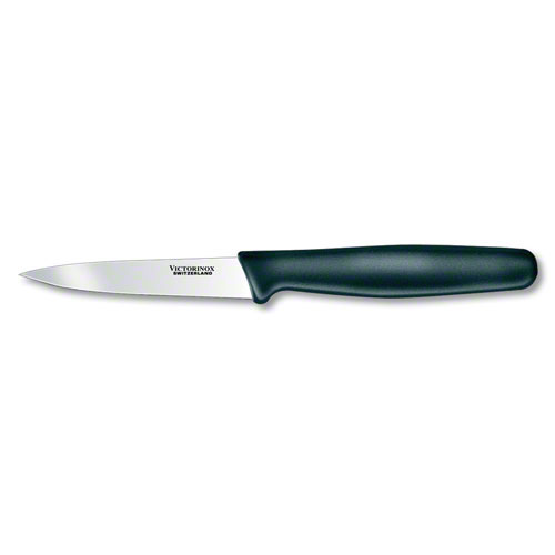 Forschner Paring Knife, Black Handle, 4 in. (40501)