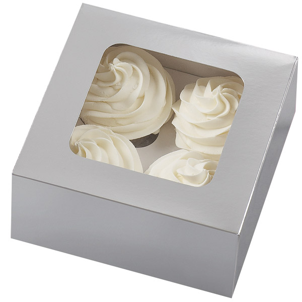 Wilton Silver Treat Boxes - Pack of 3