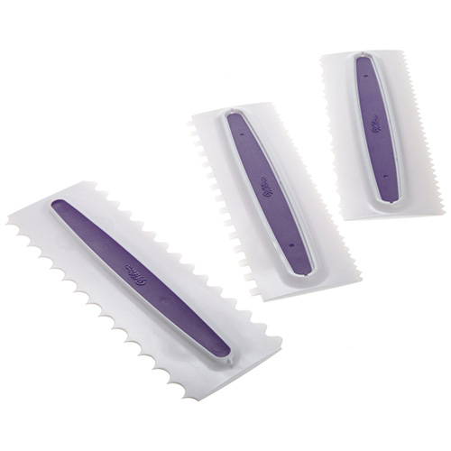 Wilton 417-1154 3-Piece Icing Comb Set