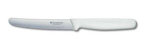 Forschner 4" White Round Tip Steak Knife (42502)