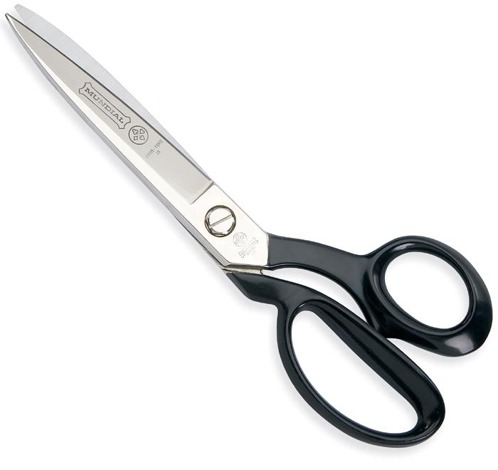 Mundial Stay-Set Tailor Shears / Bent Trimmers, Knife Edge, 10"