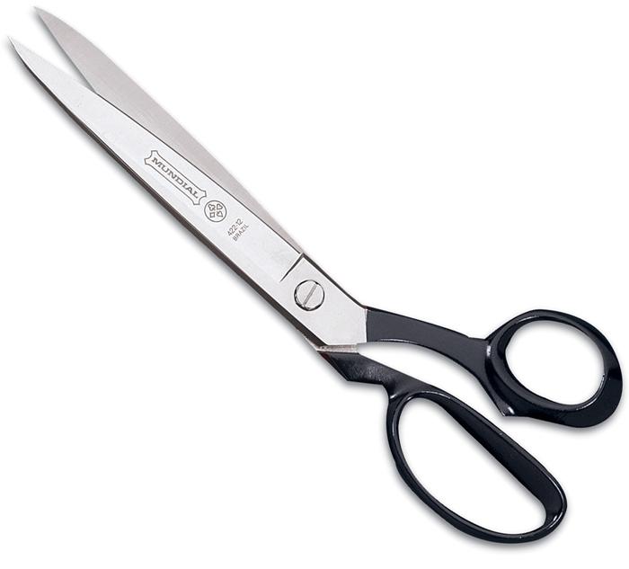 Mundial Stay-Set Tailor Shears / Bent Trimmers, Knife Edge, 12"