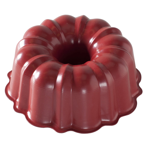 Nordic Ware 50013 3-Cup Bundt Cake Pan, Red