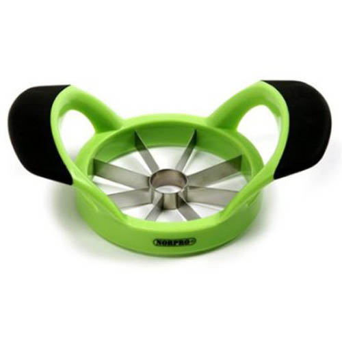 Norpro Grip-EZ Apple/Fruit Wedger & Corer, Green