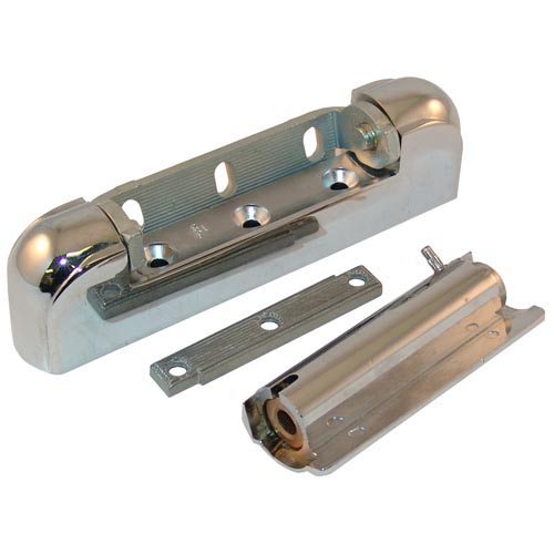 Kason 10218000012 5-3/4" x 1-1/8" Spring-Assisted Edge Mount Door Hinge With 1 3/8" Offset