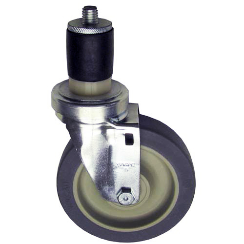 5" Swivel Stem Caster for 1 5/8" O.D. Tubing - 300 lb. Capacity