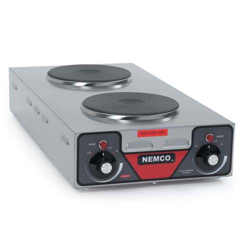 Nemco 6310-3 Hot Plate, Double Burner (Vertical Model)