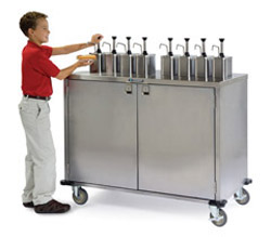 Lakeside 702-10 EZ Serve Condiment Station 6 Pumps