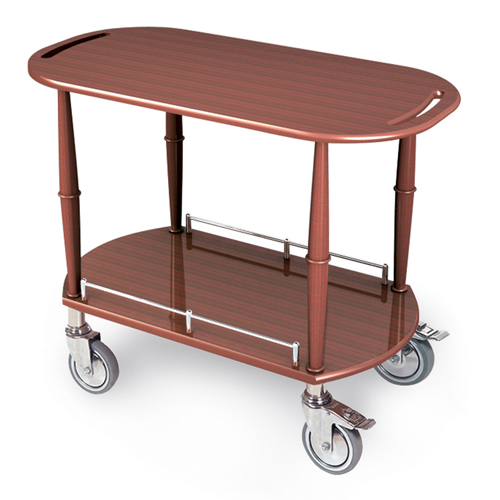 Geneva 70453 Gueridon Serving Cart - Oval, 1 Shelf