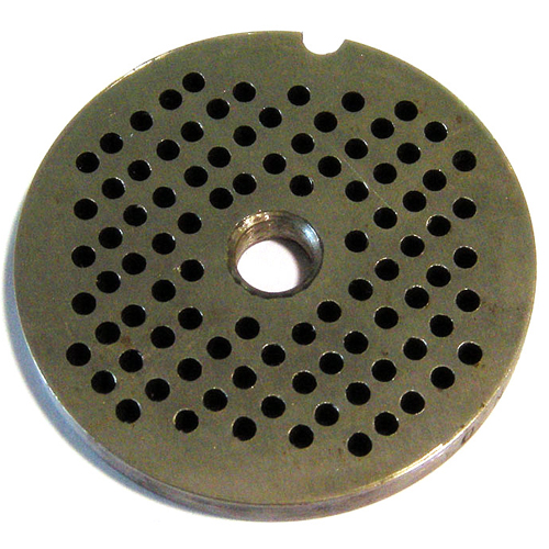 Chopper/Grinder Plate, # 8 Hub, 1/8" Holes