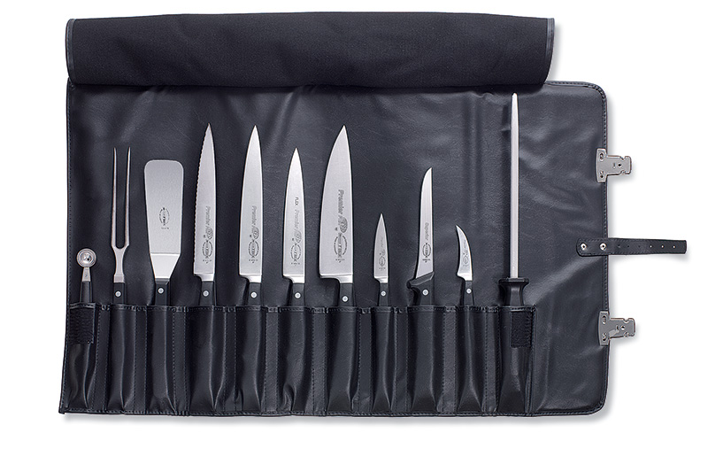 F. Dick 11 Piece Knife Chef's Set with Roll Bag