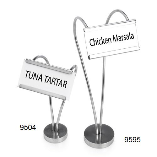 Eastern Tabletop Stainless Steel Menu Stand