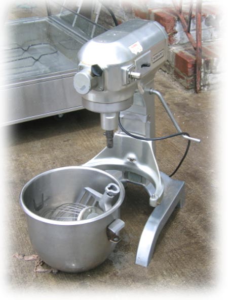 Hobart Commercial 20 quart mixer - Chrome Construction - Hobart A-200 - USED