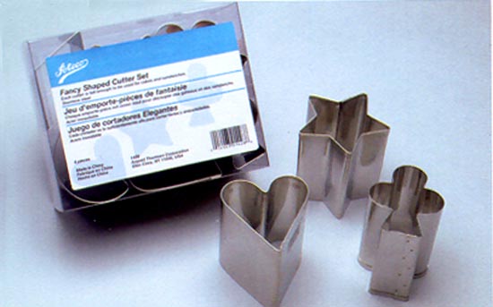Ateco Fancy Shaped Cutter Set. Diameter of cutter 2.75