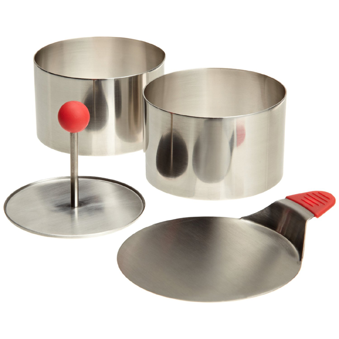 Ateco Round Food Rings Mold Set, 3-1/2-Inch