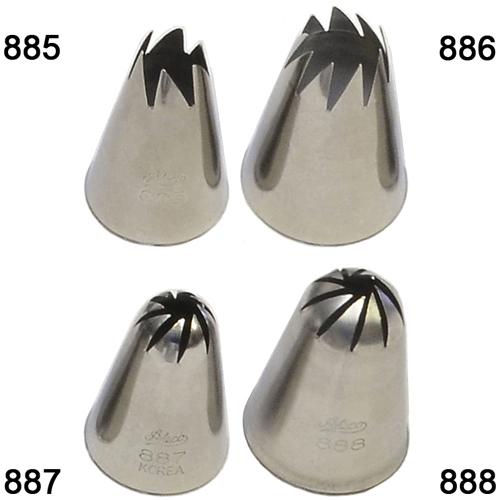 Ateco Swirl Pastry Tube, 800 Series  - # 886
