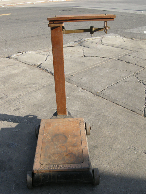 Antique Fairbanks Floor Scale Approx 60 years old