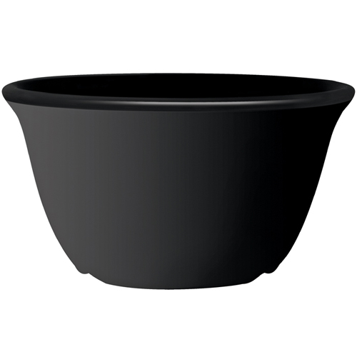 G. E. T. Melamine Bouillon Cup, Black Elegance Series, 7 oz., 4" Dia. x 2" Deep - Case of 48