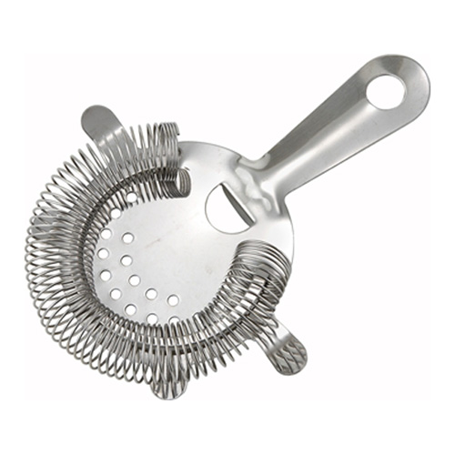 Winco BST-4P Bar Cocktail Strainer, 4 prong